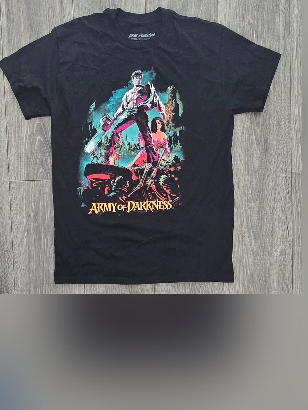 Army of Darkness Ash Williams Lootwear Exclusive Horror Movie T Shirt Men’s M